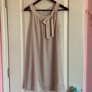 H&M blush scoop high neck dress